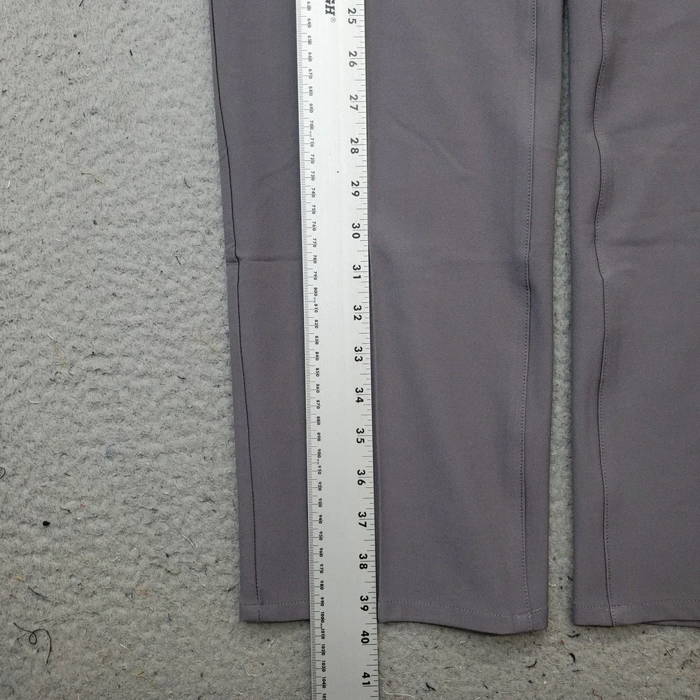 Dunning Golf Chino Pants Mens 32/30 Gray Performance Stretch Quick Dry D7S21P068